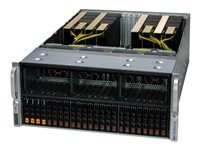 Supermicro GPU SuperServer 421GE-TNRT3 - kan monteras i rack - ingen CPU - 0 GB - ingen HDD SYS-421GE-TNRT3