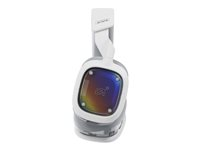 ASTRO Gaming A30 - For Xbox - headset - fullstorlek - Bluetooth / LIGHTSPEED - trådlös, kabelansluten - 3,5 mm kontakt, USB-A via Bluetooth-adapter - vit 939-001987