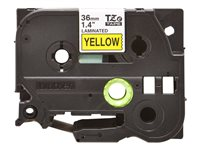 Brother TZe-661 - Standardlim - svart på gult - Rulle 3,6 cm x 8 m) 1 kassett(er) bandlaminat - för P-Touch PT-3600, 530, 550, 9200, 9400, 9500, 9600, 9700, 9800, D800, E800, P900, P950 TZE661