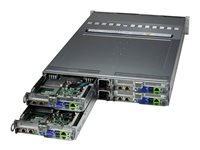 Supermicro BigTwin SuperServer 621BT-HNTR - kan monteras i rack - ingen CPU - 0 GB - ingen HDD SYS-621BT-HNTR