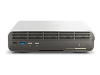QNAP TBS-H574TX - NAS-server - 5 fack - RAID RAID 0, 1, 5, 6, 10, 50, JBOD, 60, 60 hot spare - RAM 12 GB - 2.5 Gigabit Ethernet / 10 Gigabit Ethernet - iSCSI support TBS-H574TX-I3-12G