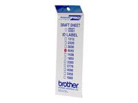 Brother ID4040 - 40 x 40 mm 12 etikett (er) stämpel-ID-etiketter - för StampCreator PRO SC-2000, PRO SC-2000USB ID4040