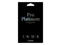Canon Photo Paper Pro Platinum - 101.6 x 152.4 mm 50 ark fotopapper - för PIXMA MG5720, MG5721, MG5722, MG6821, MG6822, MG7720, TS5020, TS6020, TS8020, TS9020 2768B014