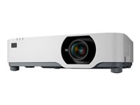 NEC P627UL - 3LCD-projektor - 6200 lumen - WUXGA (1920 x 1200) - 16:10 - 1080p - zoomlins - LAN - vit 60005762