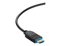 C2G 125ft (38.1m) C2G Performance Series High Speed HDMI Active Optical Cable (AOC) - 4K 60Hz Plenum Rated - High Speed - HDMI-kabel - HDMI hane till HDMI, 24 pin USB-C - 38.1 m - svart - plenum, Active Optical Cable (AOC), 4K60Hz stöd C2G41487