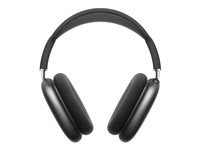 Apple AirPods Max - Hörlurar med mikrofon - fullstorlek - Bluetooth - trådlös - aktiv brusradering - rymdgrå MGYH3DN/A