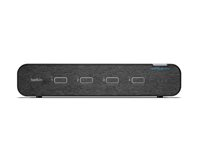 Belkin Universal Secure Dual-Head - 2:a generationen - omkopplare för tangentbord/video/mus/ljud - 4 x KVM/ljud - 1 lokal användare - skrivbordsmodell - TAA-kompatibel F1DN204KVM-UNN4