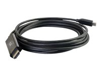 C2G 1ft USB C to HDMI - 4K - Black - M/M - Kabel för video / ljud - 24 pin USB-C hane vändbar till HDMI hane - 30.5 cm - svart - stöd för 4K 26906