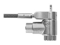 Targus DEFCON Ultimate - Lås för säkerhetskabel - universell nyckel med anpassningsbart låshuvud - silver - 2 m (paket om 25) ASP95MKGLX-25