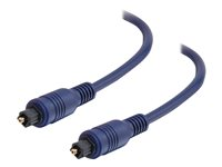 C2G Velocity - Digial audiokabel (optisk) - TOSLINK hane till TOSLINK hane - 0.5 m - fiberoptisk 80322
