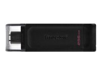 Kingston DataTraveler 70 - USB flash-enhet - 256 GB - USB-C 3.2 Gen 1 DT70/256GB