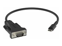 Vision Professional - Seriell adapter - 24 pin USB-C (hane) till DB-9 (hane) - svart TC-USBCSER/BL