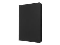 Insmat Exclusive Folio Case - Vikbart fodral för surfplatta - polykarbonat - svart - för Apple 10.5-inch iPad Air (3:e generationen) 652-1230