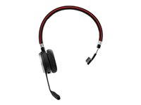 Jabra Evolve 65 SE MS Mono - Headset - på örat - Bluetooth - trådlös - USB - Certifierad för Microsoft-teams - för Jabra Evolve; LINK 380a MS 6593-833-309