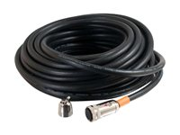 C2G RapidRun Multi-Format Runner Cable - CMG-rated - Kabel för video / ljud - MUVI-kontakt hona till MUVI-kontakt hona - 10.7 m - svart 87110