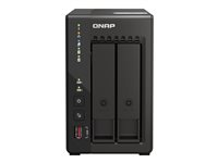 QNAP TS-253E - NAS-server - 2 fack - SATA 6Gb/s - RAID RAID 0, 1, 5, 6, 10, 50, JBOD, 60 - RAM 8 GB - 2.5 Gigabit Ethernet - iSCSI support TS-253E-8G