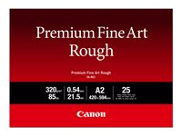 Canon Premium FA-RG1 - Bomull - grov - 21,5 mil - A2 (420 x 594 mm) - 320 g/m² - 25 ark konstpapper - för imagePROGRAF PRO-1000 4562C005