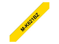Brother M-K621BZ - Svart på gult - Rulle (0,9 cm x 8 m) 1 kassett(er) ej laminerat band - för P-Touch PT-55, PT-65, PT-75, PT-85, PT-90, PT-BB4 MK621BZ