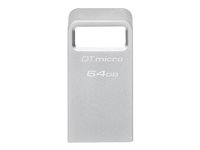 Kingston DataTraveler Micro - USB flash-enhet - 64 GB - USB 3.2 Gen 1 DTMC3G2/64GB