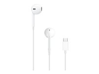 Apple EarPods - Hörlurar med mikrofon - öronknopp - kabelansluten - USB-C MTJY3ZM/A