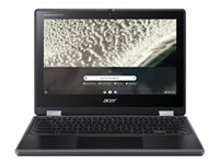 Acer Chromebook Spin 511 R753T - Flipputformning - Intel Celeron N5100 / 1.1 GHz - Chrome OS - UHD Graphics - 4 GB RAM - 32 GB eMMC - 11.6" AHVA pekskärm 1366 x 768 (HD) - Wi-Fi 6 - svart - kbd: Nordisk NX.A8ZED.005
