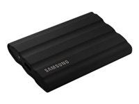 Samsung T7 Shield MU-PE1T0S - SSD - krypterat - 1 TB - extern (portabel) - USB 3.2 Gen 2 (USB-C kontakt) - 256 bitars AES - svart MU-PE1T0S/EU