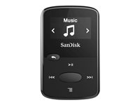SanDisk Clip Jam - Digital spelare - 8 GB - svart SDMX26-008G-E46K