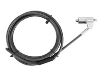 Targus Defcon Compact Keyed Cable Lock - Lås för säkerhetskabel - svart - 1.98 m ASP70GL