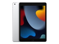 Apple 10.2-inch iPad Wi-Fi + Cellular - 9:e generation - surfplatta - 256 GB - 10.2" IPS (2160 x 1620) - 3G, 4G - LTE - silver MK4H3KN/A