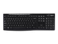 Logitech Wireless Keyboard K270 - Tangentbord - trådlös - 2.4 GHz - nordisk 920-003735