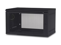 APC NetShelter WX AR106 - Skåp - väggmontering - svart - 6U - 19" AR106