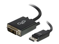 C2G 3m DisplayPort to Single Link DVI-D Adapter Cable M/M - DP to DVI - Black - DisplayPort-kabel - enkel länk - DisplayPort (hane) till DVI-D (hane) - 3 m - svart 84330