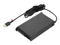 Lenovo ThinkPad 230W Slim AC Adapter (Slim-tip) - Strömadapter - AC 90-265 V - 230 Watt - svart - för ThinkPad P1 Gen 5; P15v Gen 2; P15v Gen 3; P17 Gen 2; T15p Gen 2; X1 Extreme Gen 5 4X20S56717