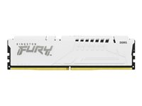 Kingston FURY Beast - DDR5 - sats - 32 GB: 2 x 16 GB - DIMM 288-pin - 6000 MHz / PC5-48000 - CL36 - 1.35 V - ej buffrad - on-die ECC - vit KF560C36BWEK2-32