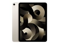 Apple 10.9-inch iPad Air Wi-Fi + Cellular - 5:e generation - surfplatta - 256 GB - 10.9" IPS (2360 x 1640) - 3G, 4G, 5G - starlight MM743KN/A