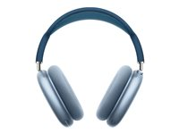 Apple AirPods Max - Hörlurar med mikrofon - fullstorlek - Bluetooth - trådlös - aktiv brusradering - himmelsblå MGYL3DN/A