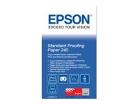 Epson Proofing Paper Standard - Halvmatt - 9 mil - Rulle (111,8 cm x 30,5 m) - 240 g/m² - 1 rulle (rullar) korrekturpapper - för Stylus Pro 11880, Pro 98XX; SureColor SC-P10000, P20000, P8000, P9000, P9500, T7000, T7200 C13S045114