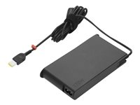 Lenovo ThinkPad 170W Slim AC Adapter (Slim-tip) - Strömadapter - AC 90-265 V - 170 Watt - svart - för ThinkPad P1 Gen 4; P15v Gen 2; P17 Gen 2; T15g Gen 2; T15p Gen 2; X1 Extreme Gen 4 4X20S56701