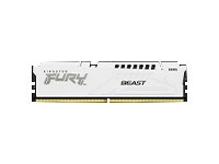 Kingston FURY Beast - DDR5 - sats - 32 GB: 2 x 16 GB - DIMM 288-pin - 5600 MHz / PC5-44800 - CL40 - 1.25 V - ej buffrad - on-die ECC - vit KF556C40BWK2-32