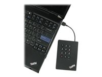 Lenovo ThinkPad USB 3.0 Secure - Hårddisk - 500 GB - extern (portabel) - USB 3.0 - 5400 rpm 0A65619