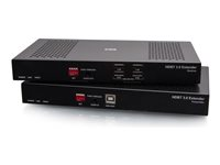 C2G HDMI HDBaseT + USB-B to A + RS232 Over Cat Extender Box TX to Box RX (18Gbps) 4K 60Hz up to 328ft - Video/ljud/USB/nätverksutvidgare - HDMI, HDBaseT - USB - upp till 100 m C2G30055