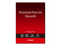 Canon Premium Fine Art Smooth FA-SM2 - Slät - 16,5 mil - A3 Plus (330.2 x 482.6 mm) - 310 g/m² - 82 pounds - 25 ark fotopapper 1711C014