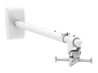 Vision Techmount TM-ST2 - Monteringssats (väggfäste, stång) - teleskopisk - för projektor - satinvit TM-ST2