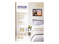 Epson Premium Glossy Photo Paper - Blank - A2 (420 x 594 mm) 25 ark fotopapper - för SureColor P5000, SC-P7500, P900, P9500, T2100, T3100, T3400, T3405, T5100, T5400, T5405 C13S042091