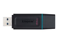 Kingston DataTraveler Exodia - USB flash-enhet - 64 GB - USB 3.2 Gen 1 - svart med blågrönt DTX/64GB