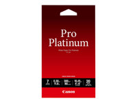 Canon Photo Paper Pro Platinum - 100 x 150 mm - 300 g/m² - 20 ark fotopapper - för PIXMA iP3600, MP240, MP480, MP620, MP980 2768B013