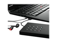 Lenovo ThinkPad USB 3.0 Secure - Hårddisk - 2 TB - extern (portabel) - USB 3.0 - 5400 rpm - för IdeaPad 3 15; Legion 5 15; ThinkCentre M75q Gen 2; M75s Gen 2; V15; V15 G2 ITL 4XB0K83868