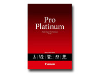 Canon Photo Paper Pro Platinum - A3 (297 x 420 mm) - 300 g/m² - 20 ark fotopapper - för PIXMA Pro9000, Pro9500 2768B017