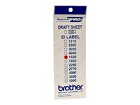 Brother ID1438 - 14 x 38 mm 12 etikett (er) stämpel-ID-etiketter - för StampCreator PRO SC-2000, PRO SC-2000USB ID1438