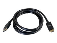 C2G 3ft DisplayPort Male to HDMI Male Passive Adapter Cable - 4K 30Hz - Videokort - DisplayPort hane till HDMI hane - 90 cm - svart - passiv, stöd för 4K 84432